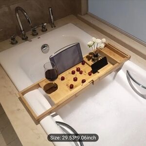 Royal Robbins Natural Bamboo Bath Tray